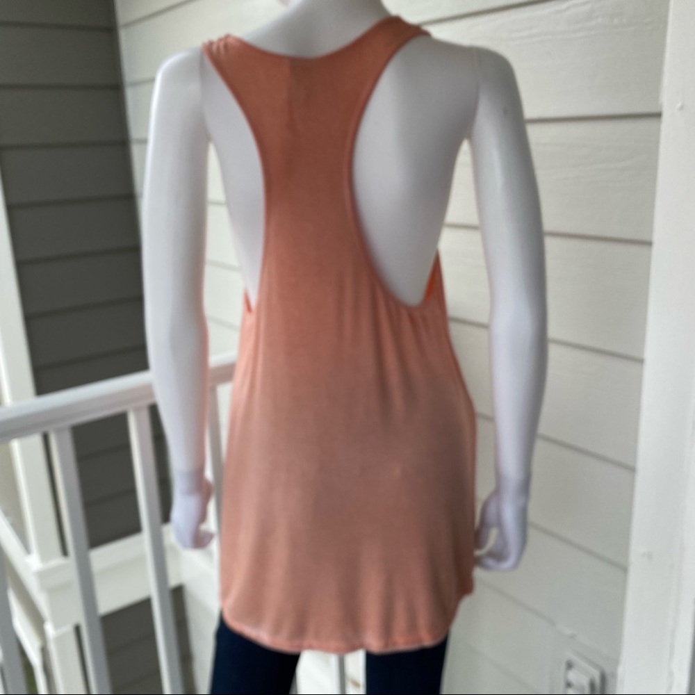 FREE PEOPLE Amelia Pink Racerback Tank Top - Picture 4 of 10